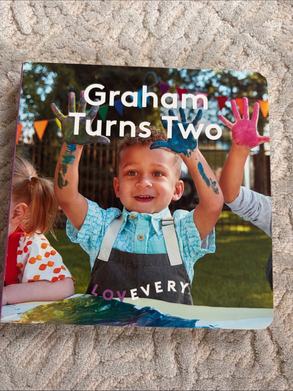 Graham Turns Two Board Book - Colorful Kids' Birthday Book
